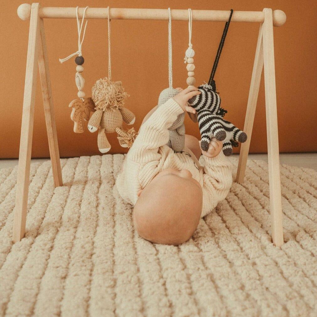 Handmade Crochet Toys for Baby Gym | Safari - The Baby Penguin