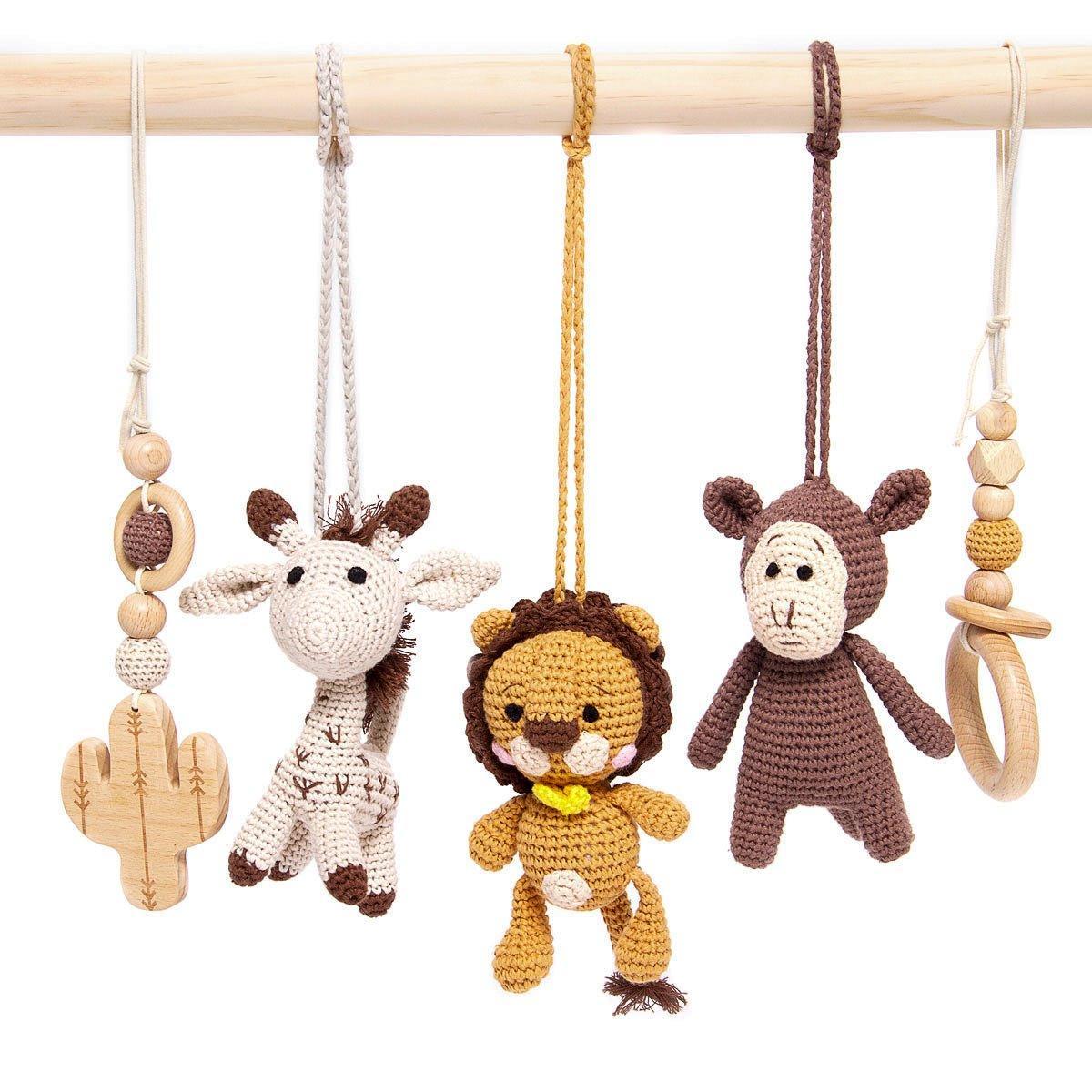 Handmade Crochet Toys for Baby Gym | Savanna Friends - The Baby Penguin