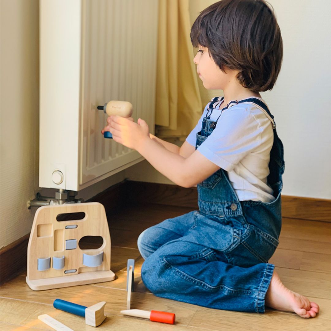 PlanToys Handy Carpenter Wooden Pretend Tool Set