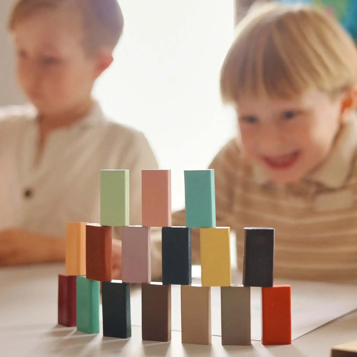 Honeysticks Beeswax Crayons Blocks 12pk - The Baby Penguin