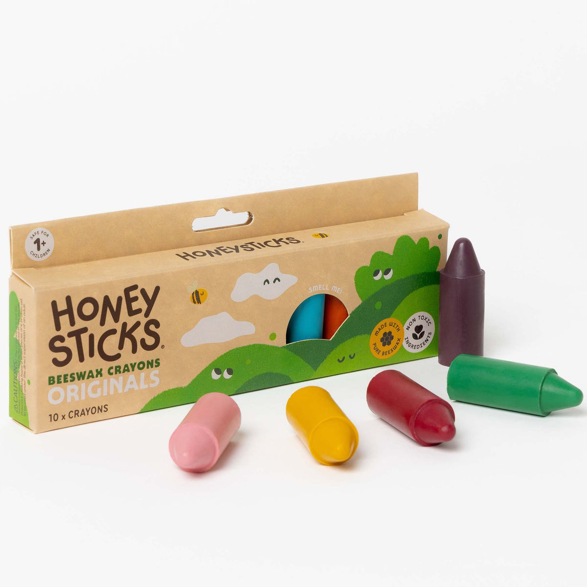 Honeysticks Beeswax Crayons Originals 10pk - The Baby Penguin