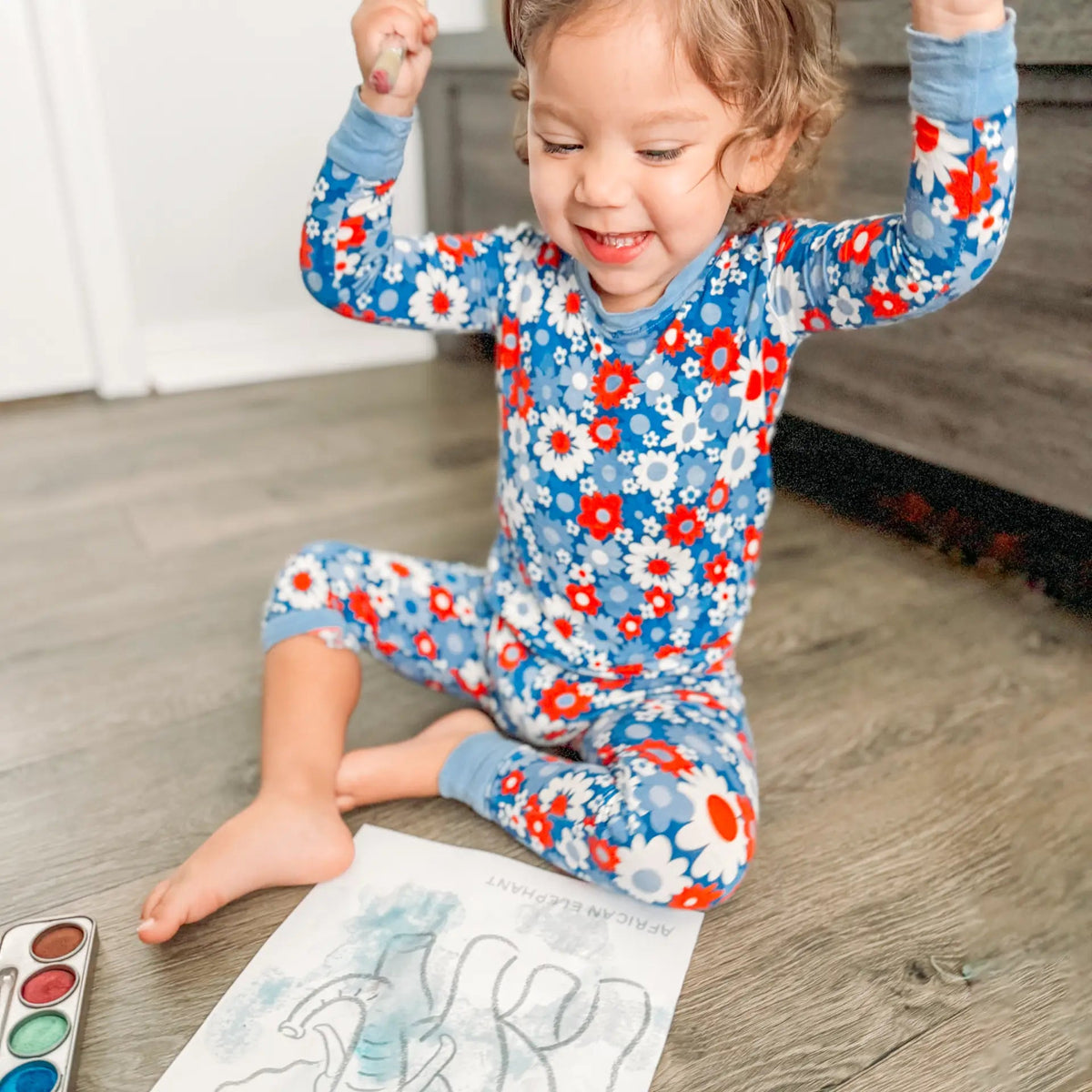 Honeysticks Toddler's First Colouring Book - Endangered Animals Adventure - The Baby Penguin