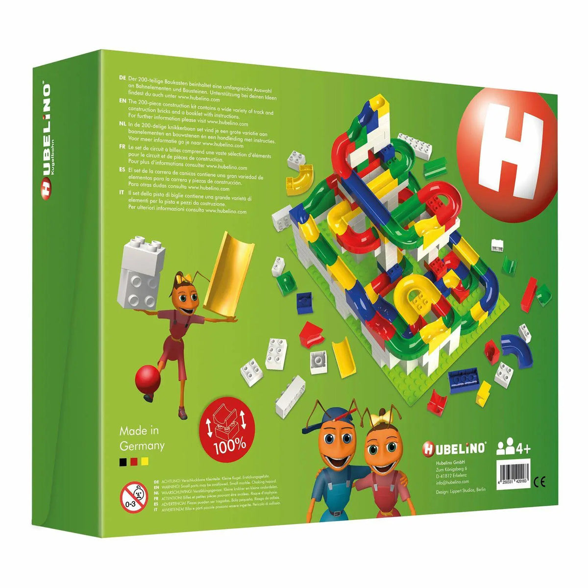 Hubelino Big Building Box Set HABA USA Marble Run
