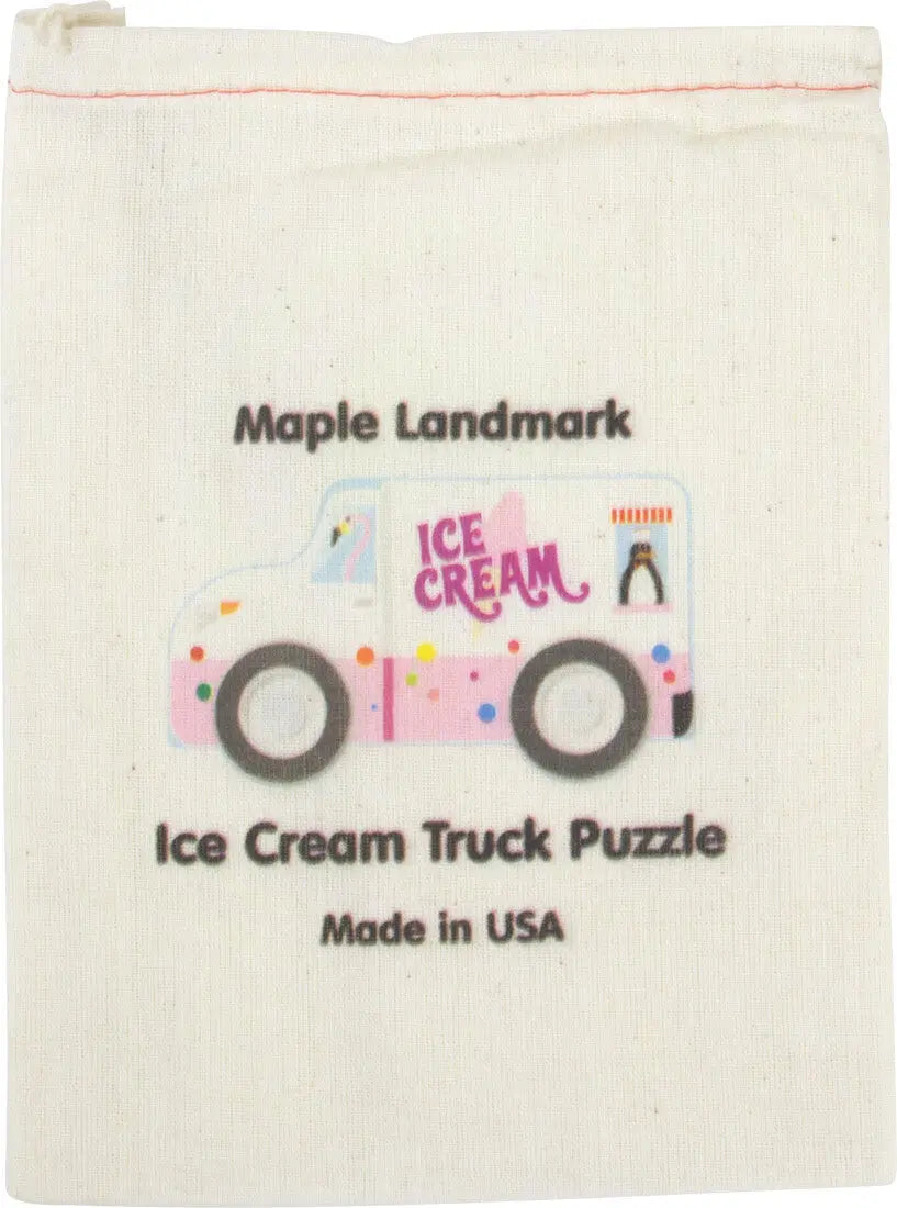 Ice Cream Truck Jigsaw Puzzle | Sustainable Toy | USA Made