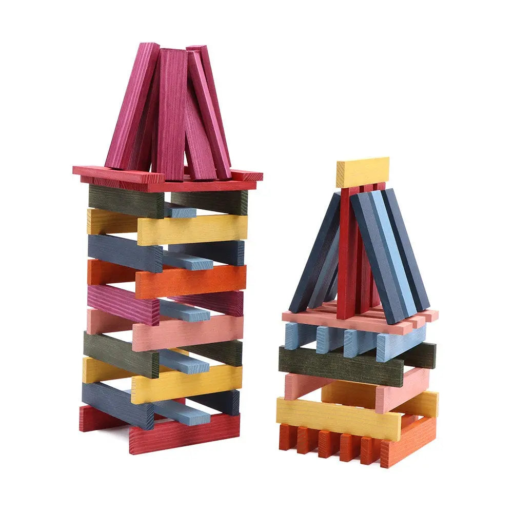 KAPLA Octocolor 100 Colored Wooden Planks Case