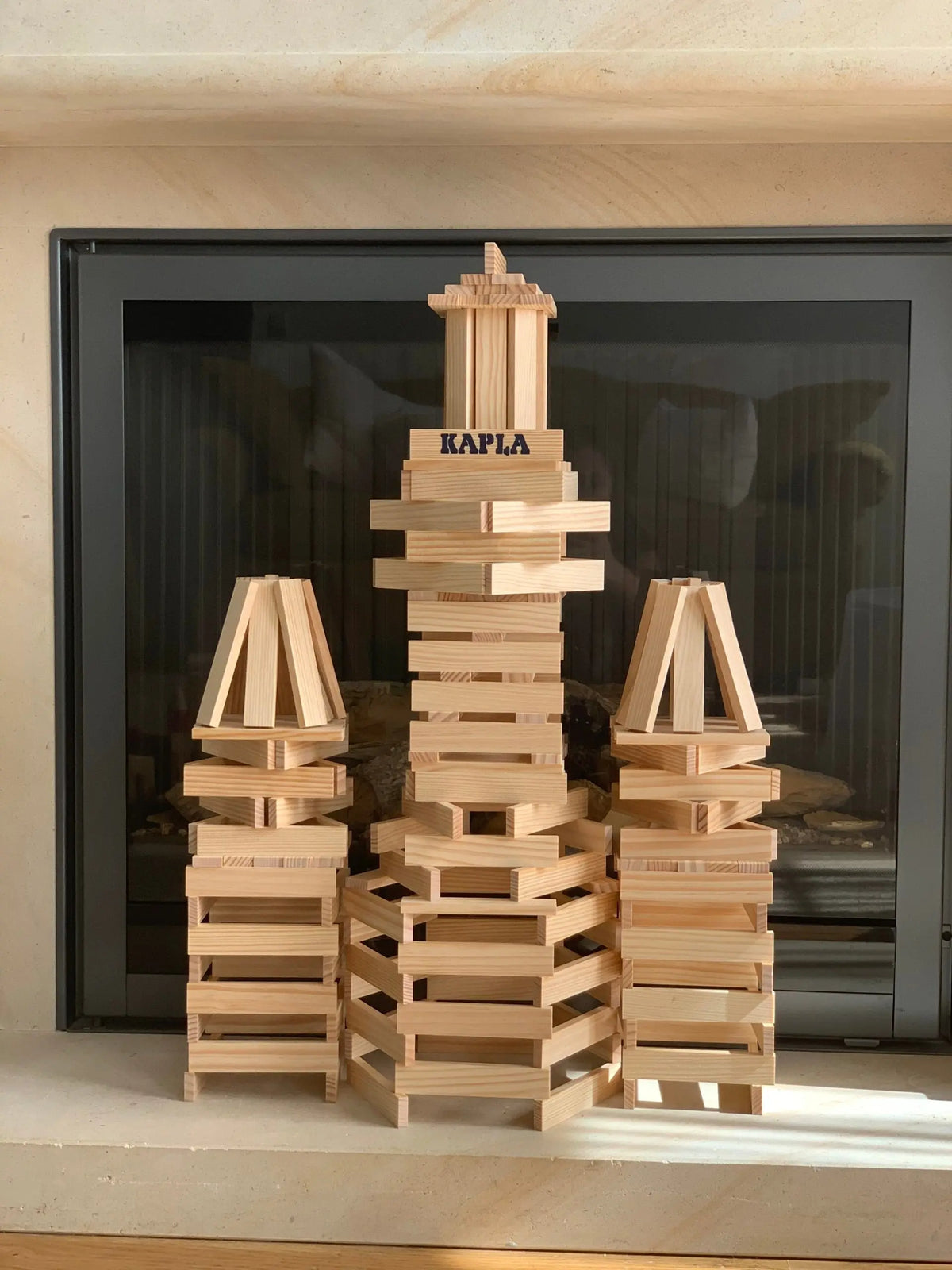 KAPLA 200 Natural Wooden Building Planks Box