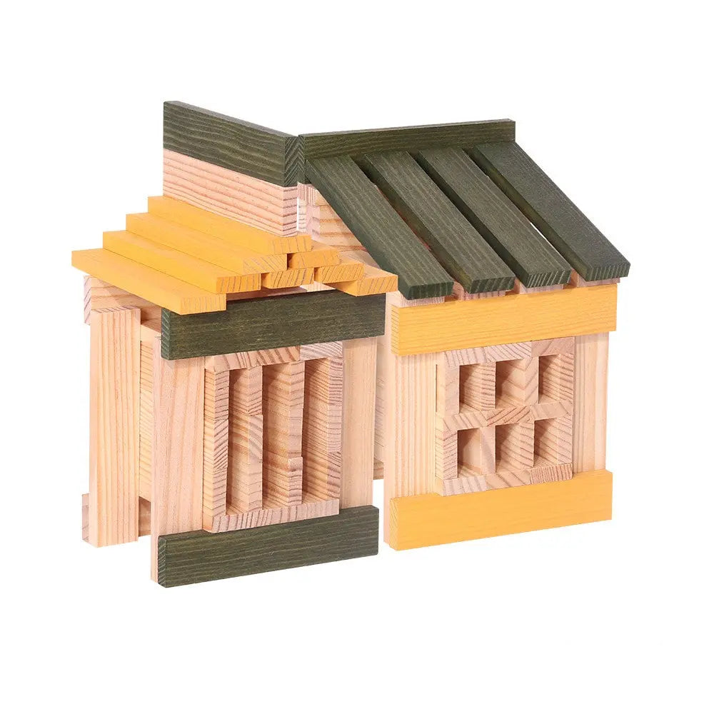 KAPLA Spider 75-Piece Wooden Building Planks Case