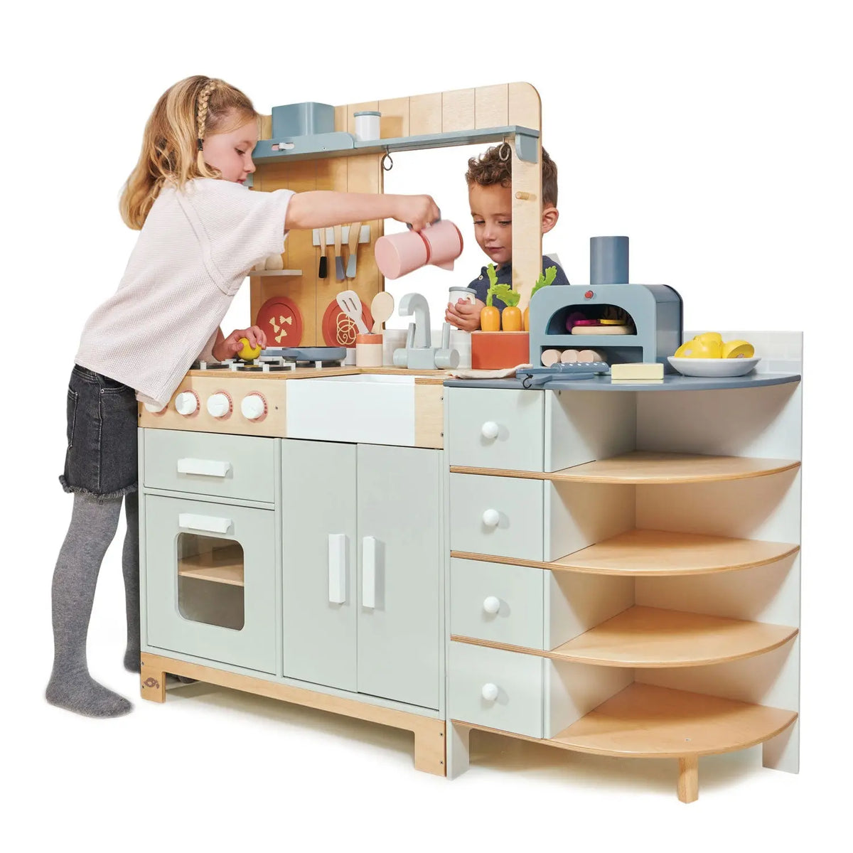 Tender Leaf La Fiamma Grand Wooden Play Kitchen