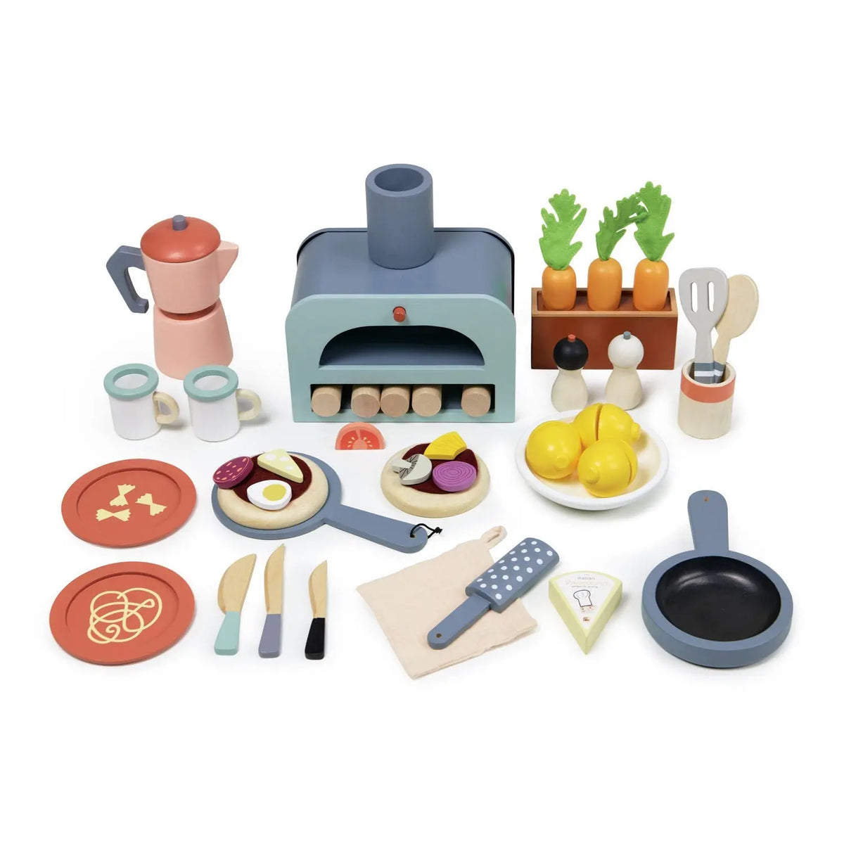 Tender Leaf La Fiamma Grand Wooden Play Kitchen