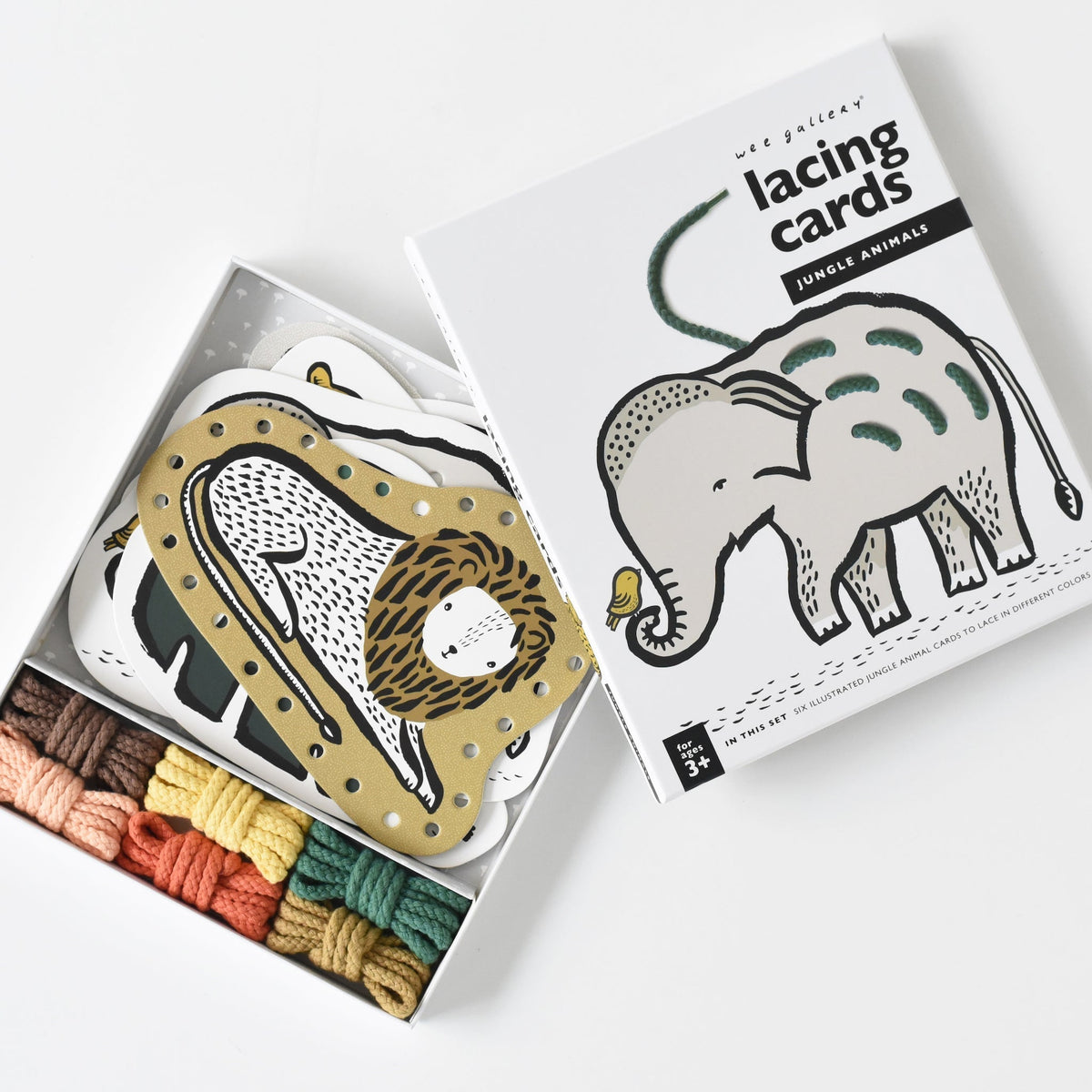 Lacing Cards - Jungle Animals - The Baby Penguin