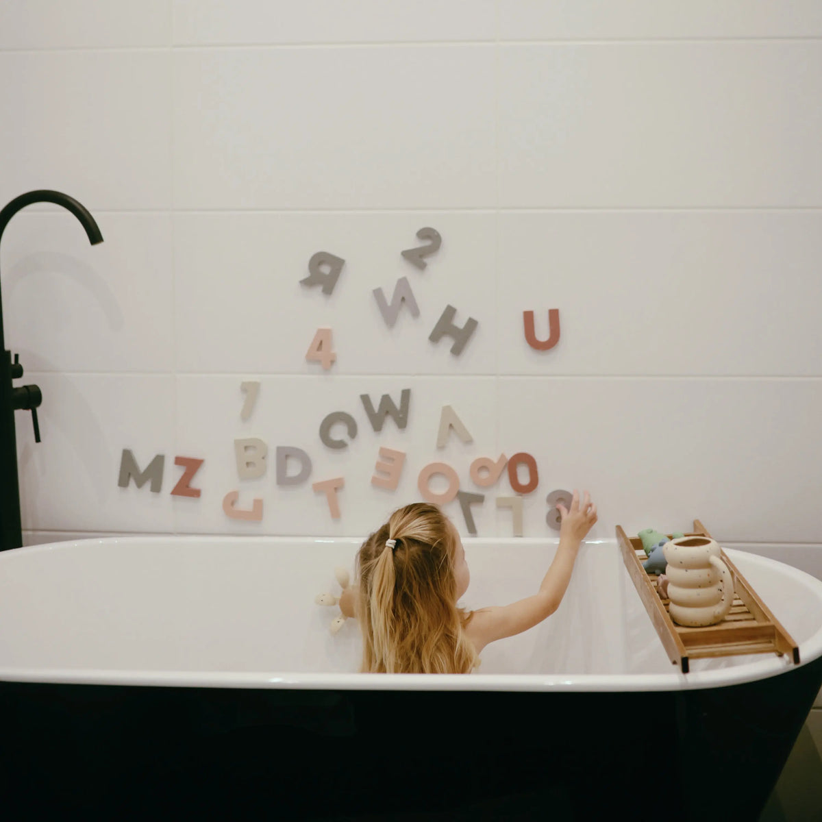 Letters & Numbers Bath Play Set | Foam Puzzle | The Baby Penguin