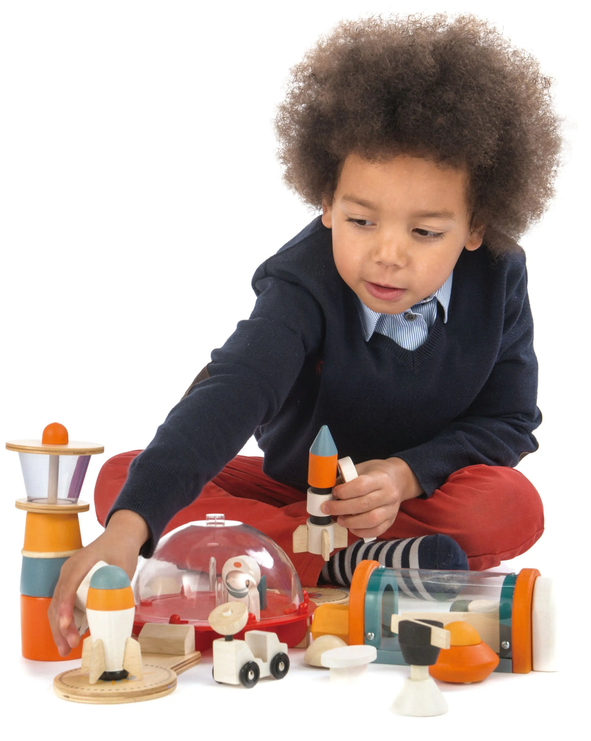 Tender Leaf Life on Mars Wooden Space Play Set
