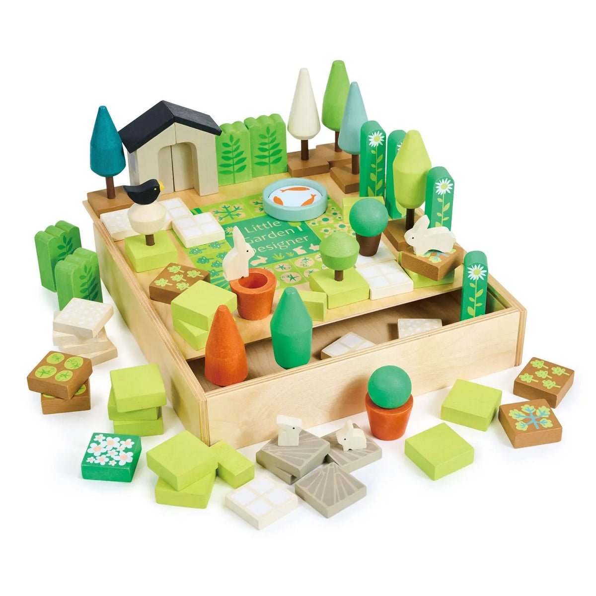 Tender Leaf Little Garden Designer Wooden Building Set