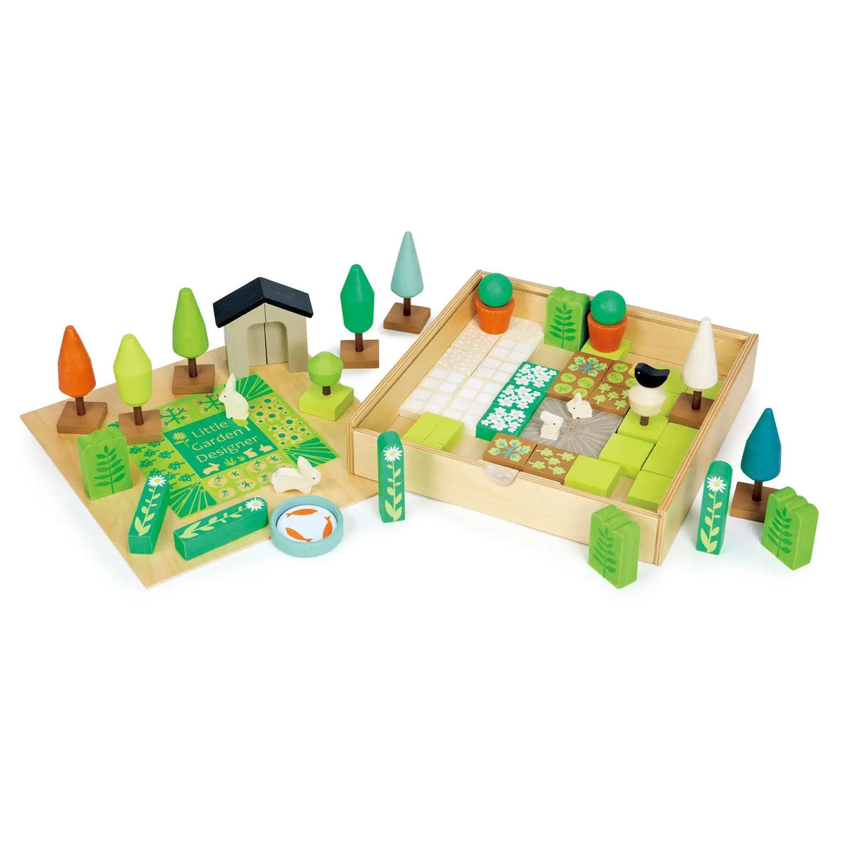 Tender Leaf Little Garden Designer Wooden Building Set
