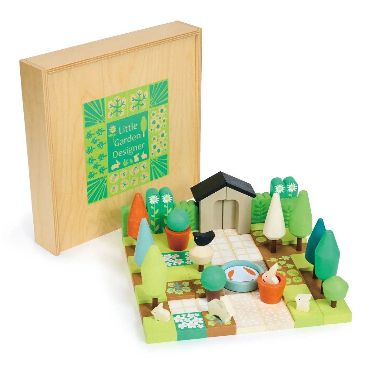 Tender Leaf Little Garden Designer Wooden Building Set