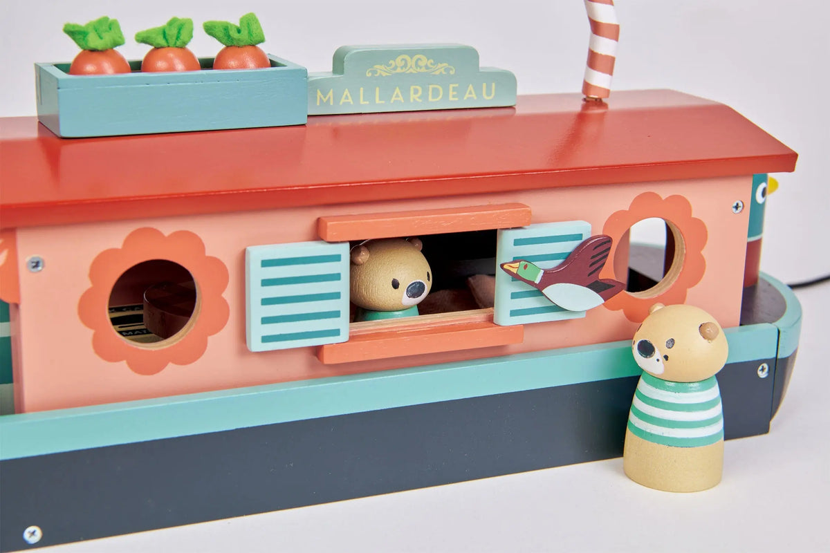 Tender Leaf Little Otter Canal Boat Play Set