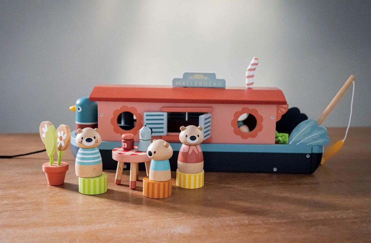 Tender Leaf Little Otter Canal Boat Play Set