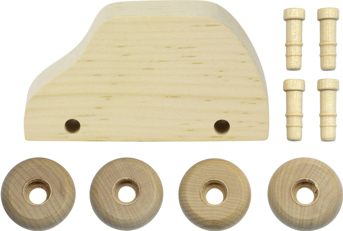 Made By Me Train Engine (Set of 4) - Made in the USA | Sustainable Toy