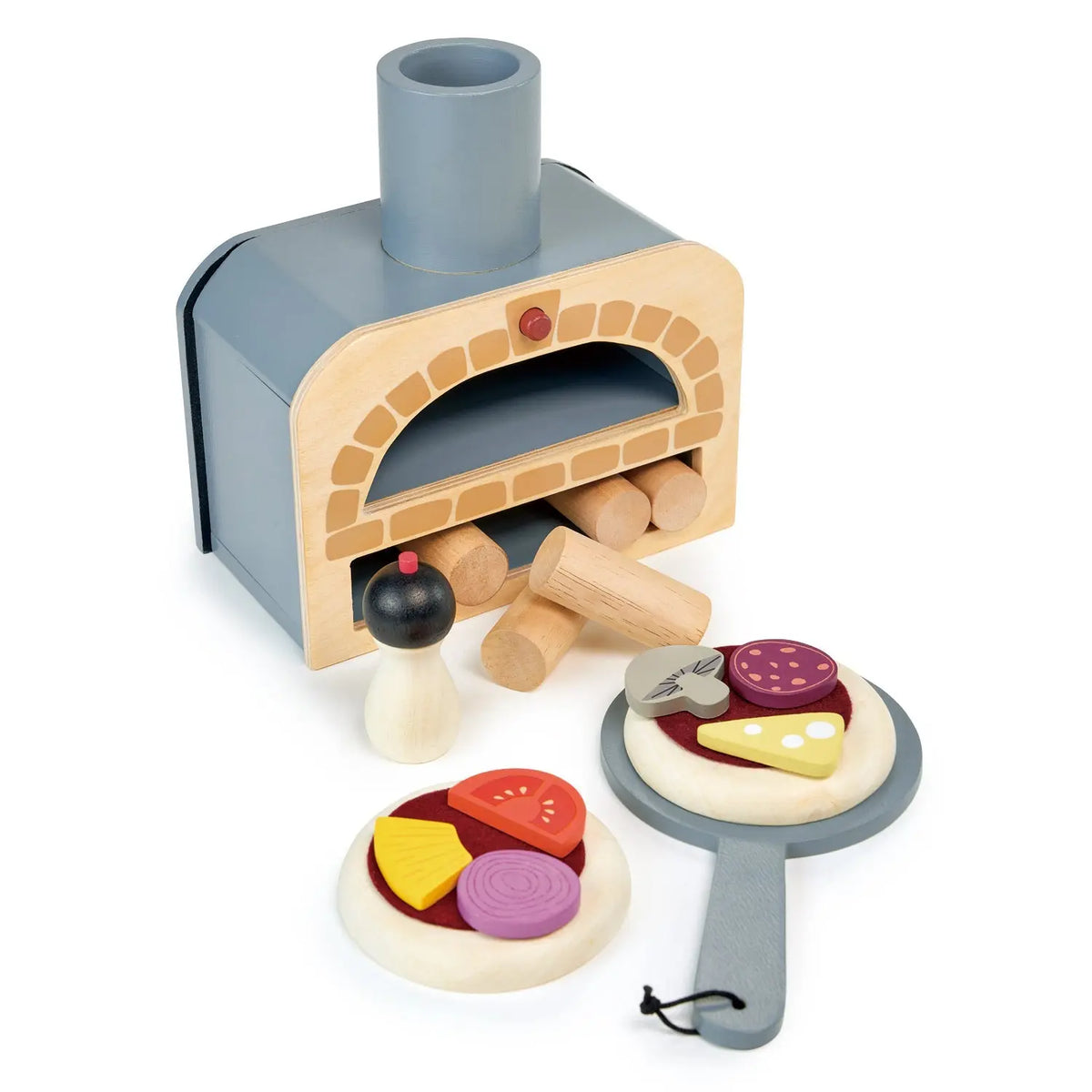Tender Leaf Make Me a Pizza Wooden Play Oven Set