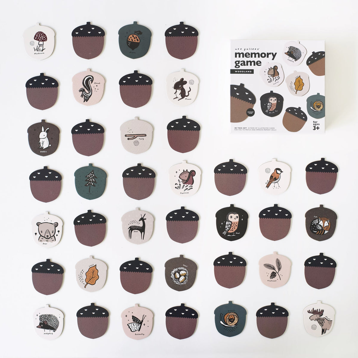 Memory Game - Woodland - The Baby Penguin