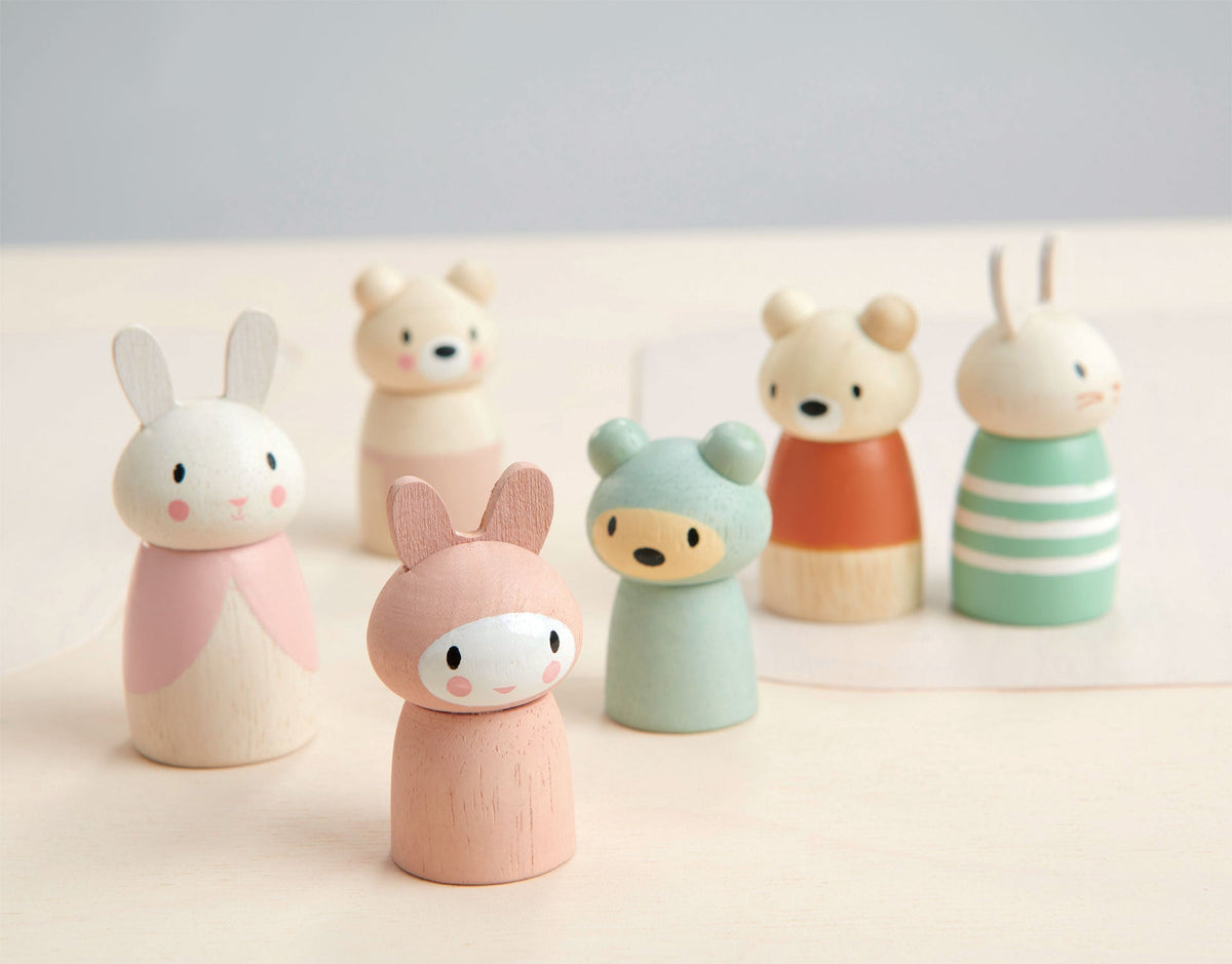 Tender Leaf Merrywood Friends Wooden Animal Collection