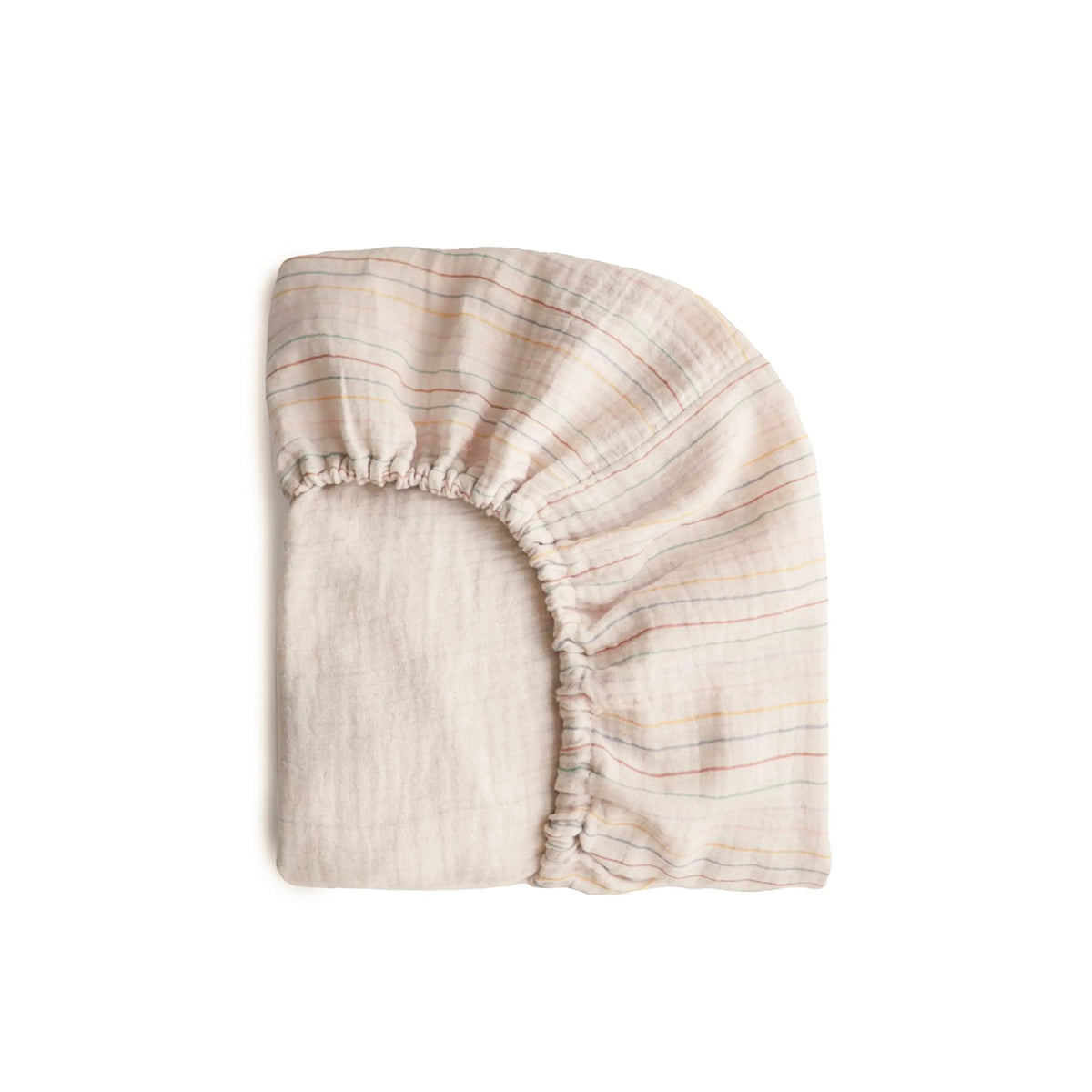 Mini Muslin Crib Sheet | mini crib sheet | The Baby Penguin
