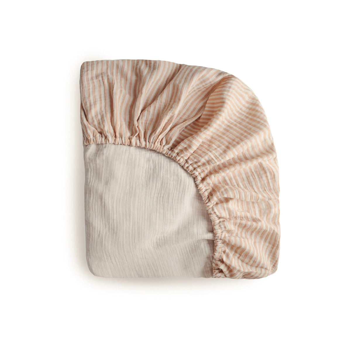 Mini Muslin Crib Sheet | mini crib sheet | The Baby Penguin