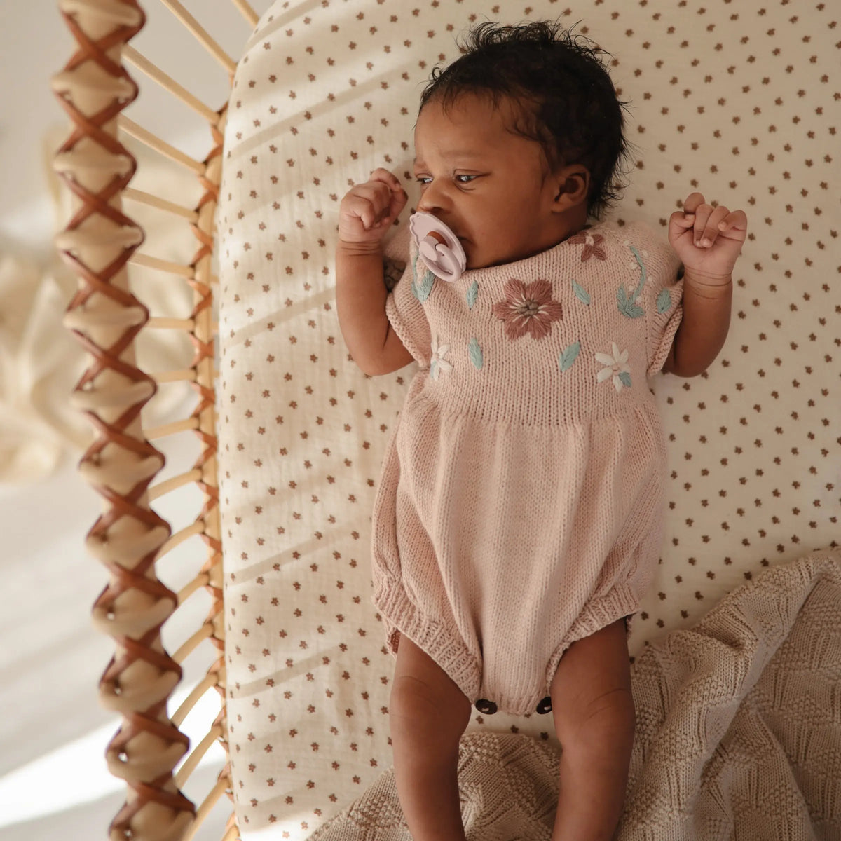 Mini Muslin Crib Sheet | mini crib sheet | The Baby Penguin