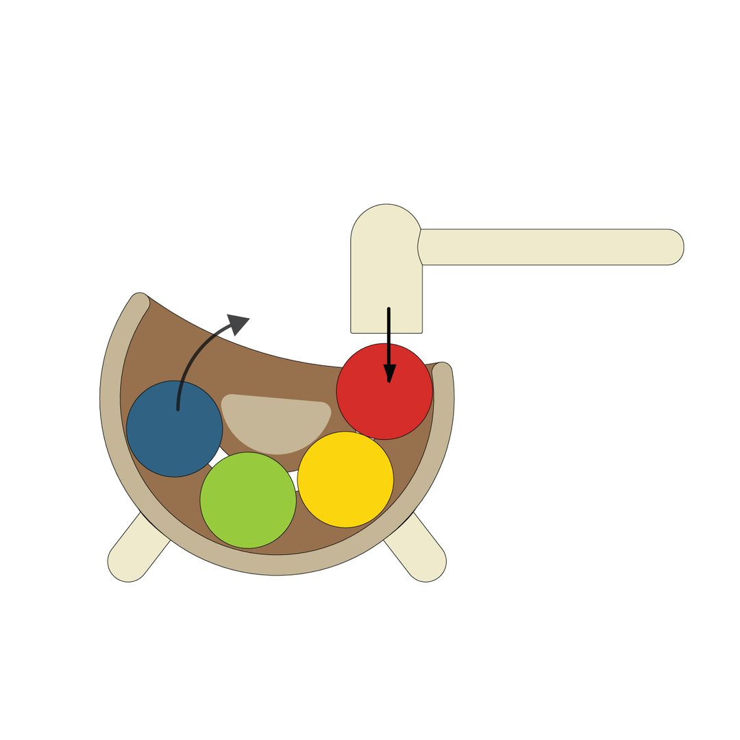 PlanToys Miracle Pounding II Wooden Ball Toy