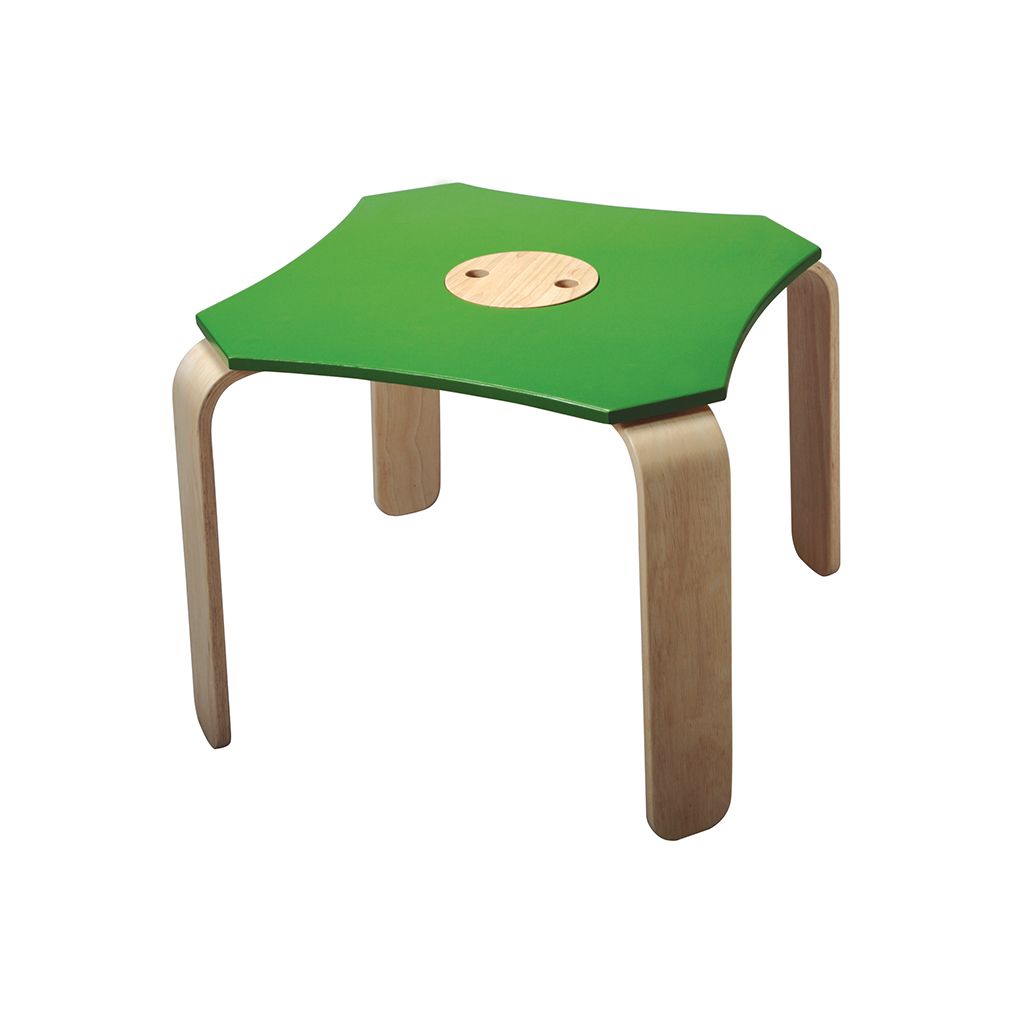 PlanToys Kids Modern Wooden Table with Storage