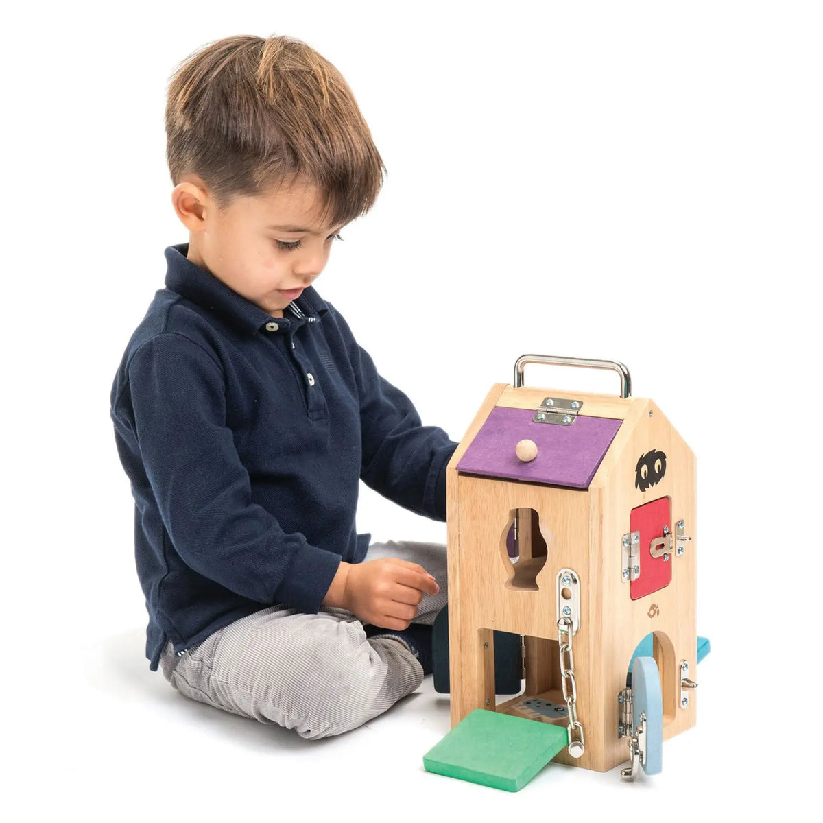 Tender Leaf Monster Lock Box Activity Toy