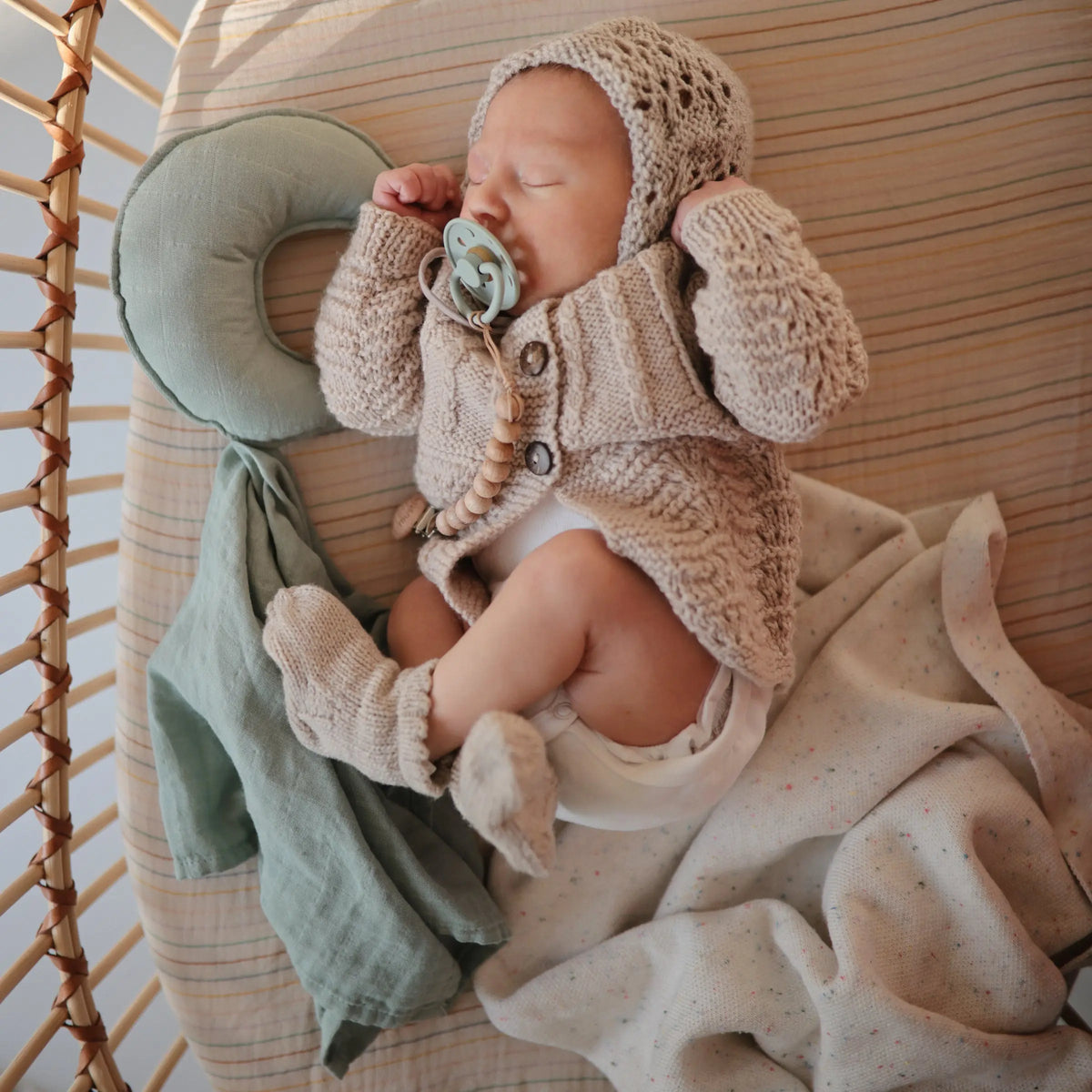 Moon Lovey Blanket | blankets | The Baby Penguin