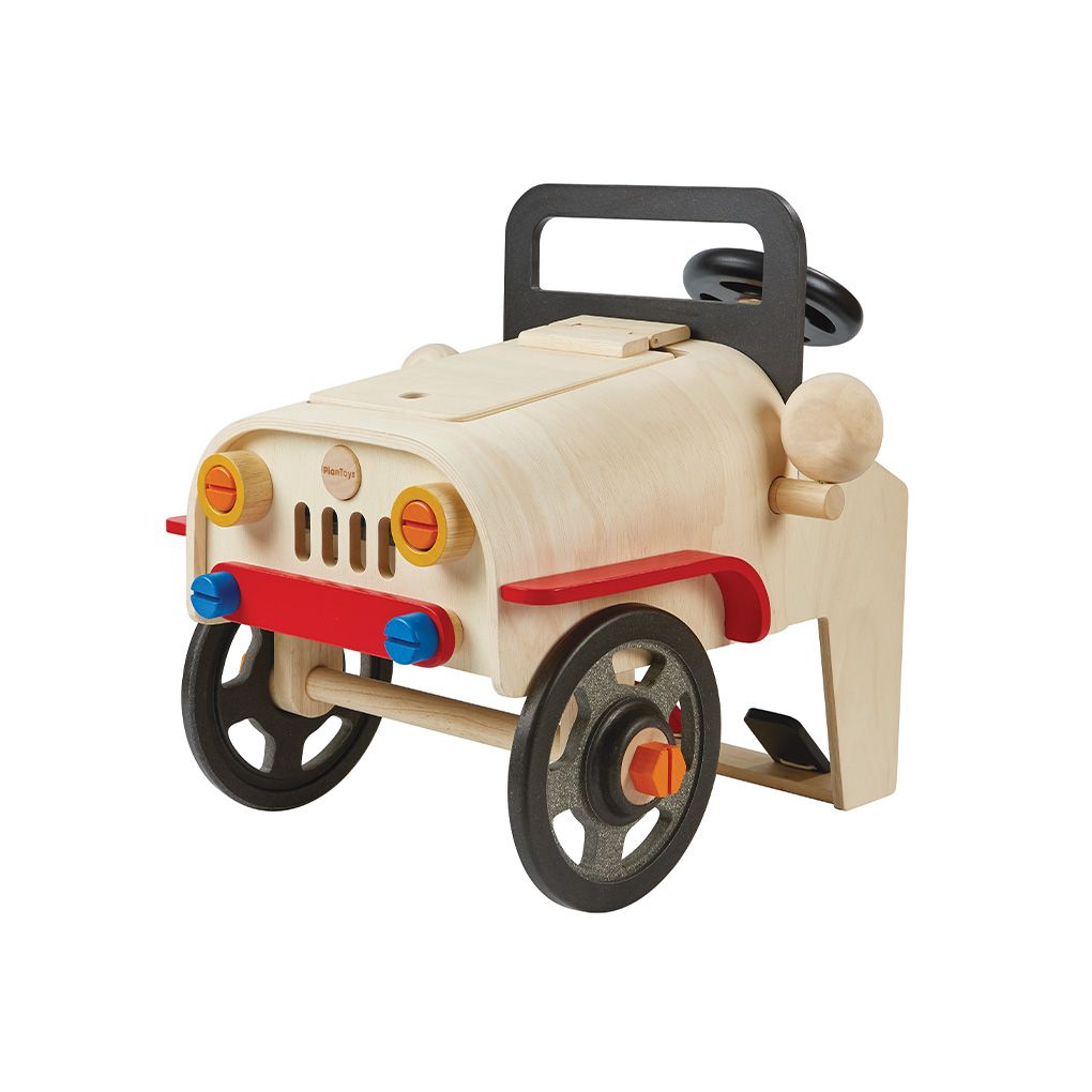 PlanToys Wooden Motor Mechanic Pretend Play Station