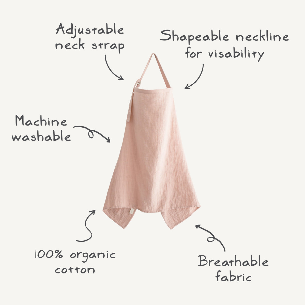 Muslin Nursing Cover - The Baby Penguin
