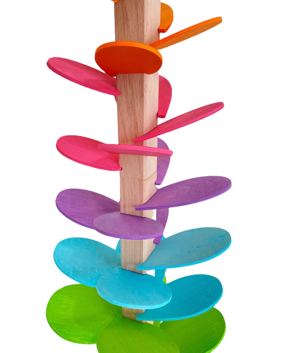 Large Pastel Wooden Marble Tree – Assembly Required or Preassembled by Green Elephant Home and Toys – alternate view 4