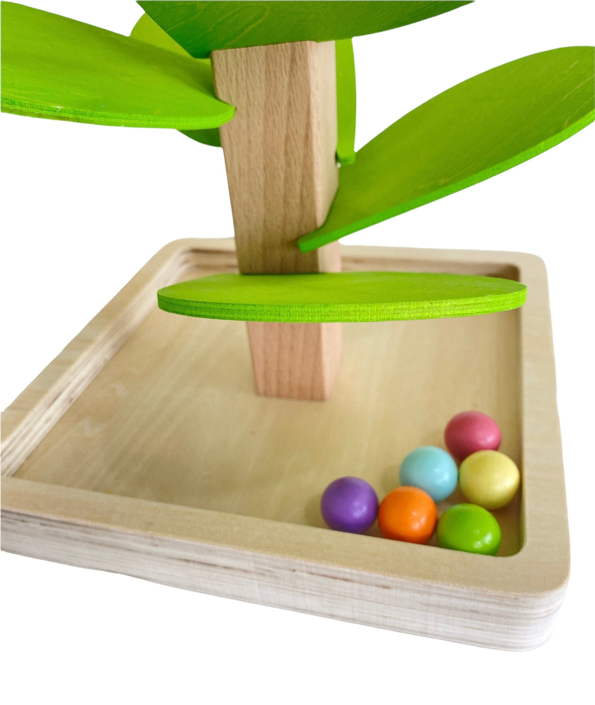 Large Pastel Wooden Marble Tree – Assembly Required or Preassembled by Green Elephant Home and Toys – alternate view 6