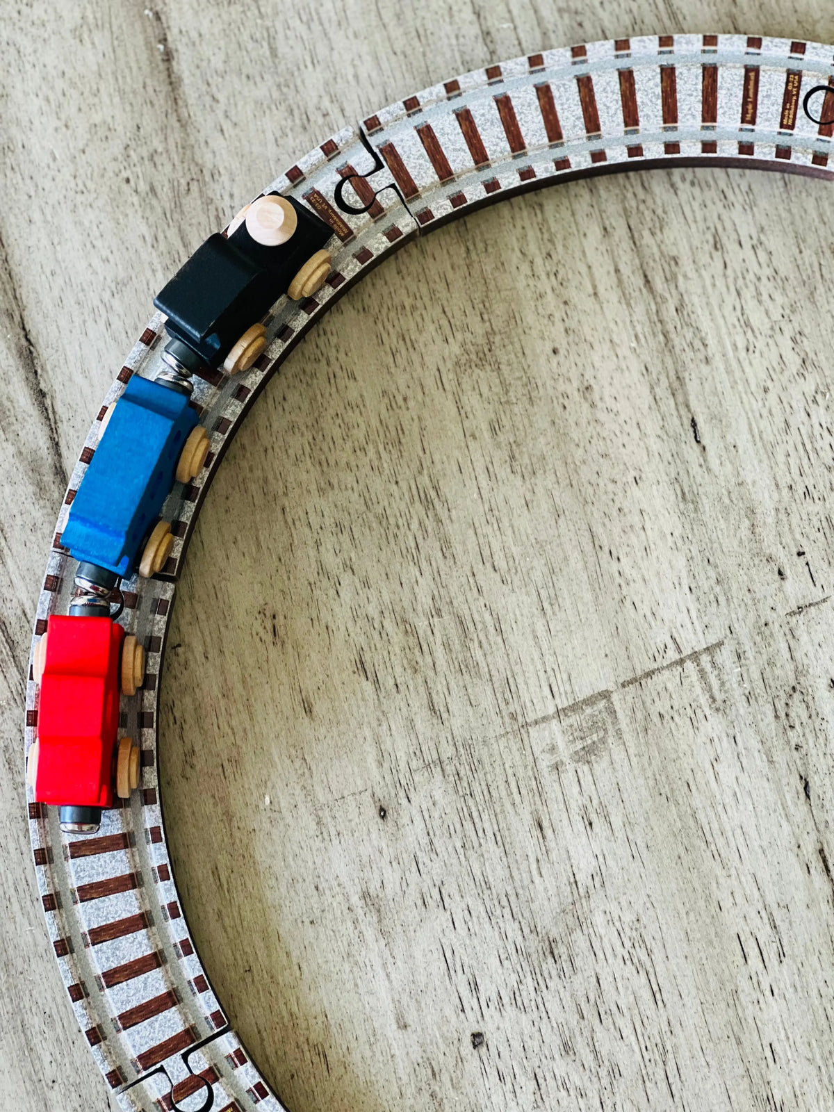 NameTrains Starter Train Set | Made in the USA Maple Landmark