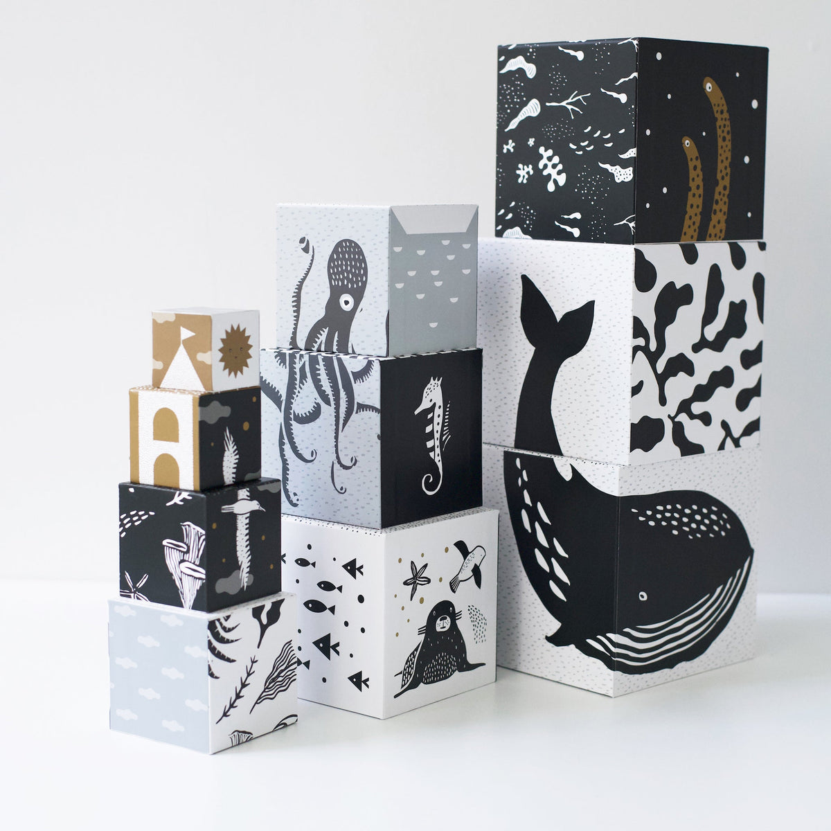 Nesting Blocks - Ocean Animals - The Baby Penguin