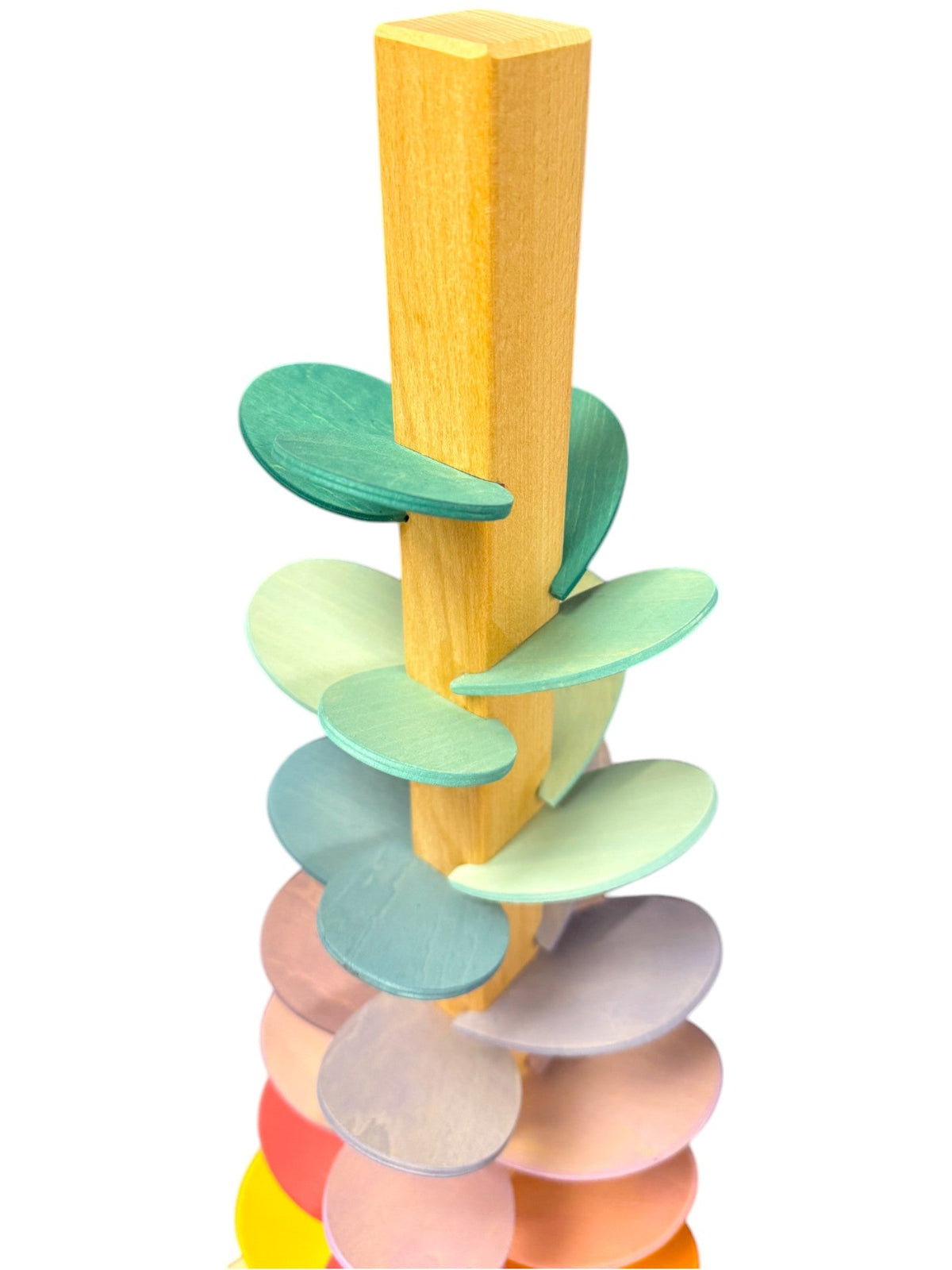 Preassembled Wooden Marble Tree – Rainbow, Pastel or Green by Green Elephant Home and Toys – alternate view 11