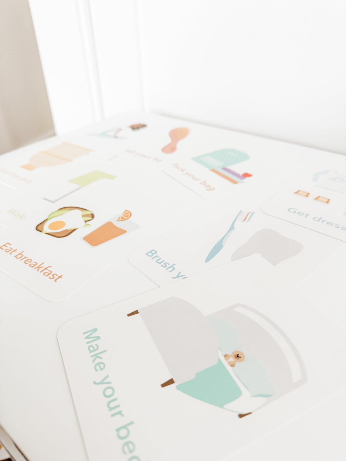 Night Time Routine Flashcards - The Baby Penguin