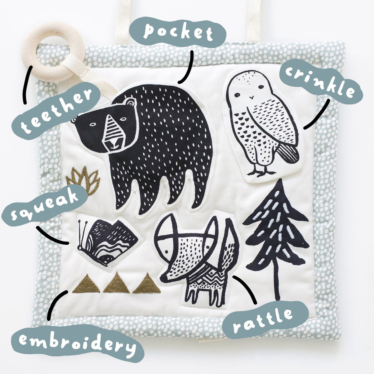 Organic Activity Pad - Woodland - The Baby Penguin