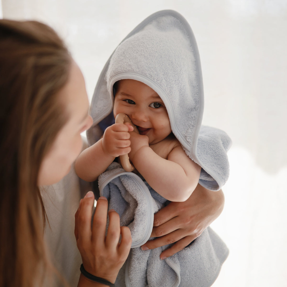 Organic Cotton Baby Hooded Towel - The Baby Penguin