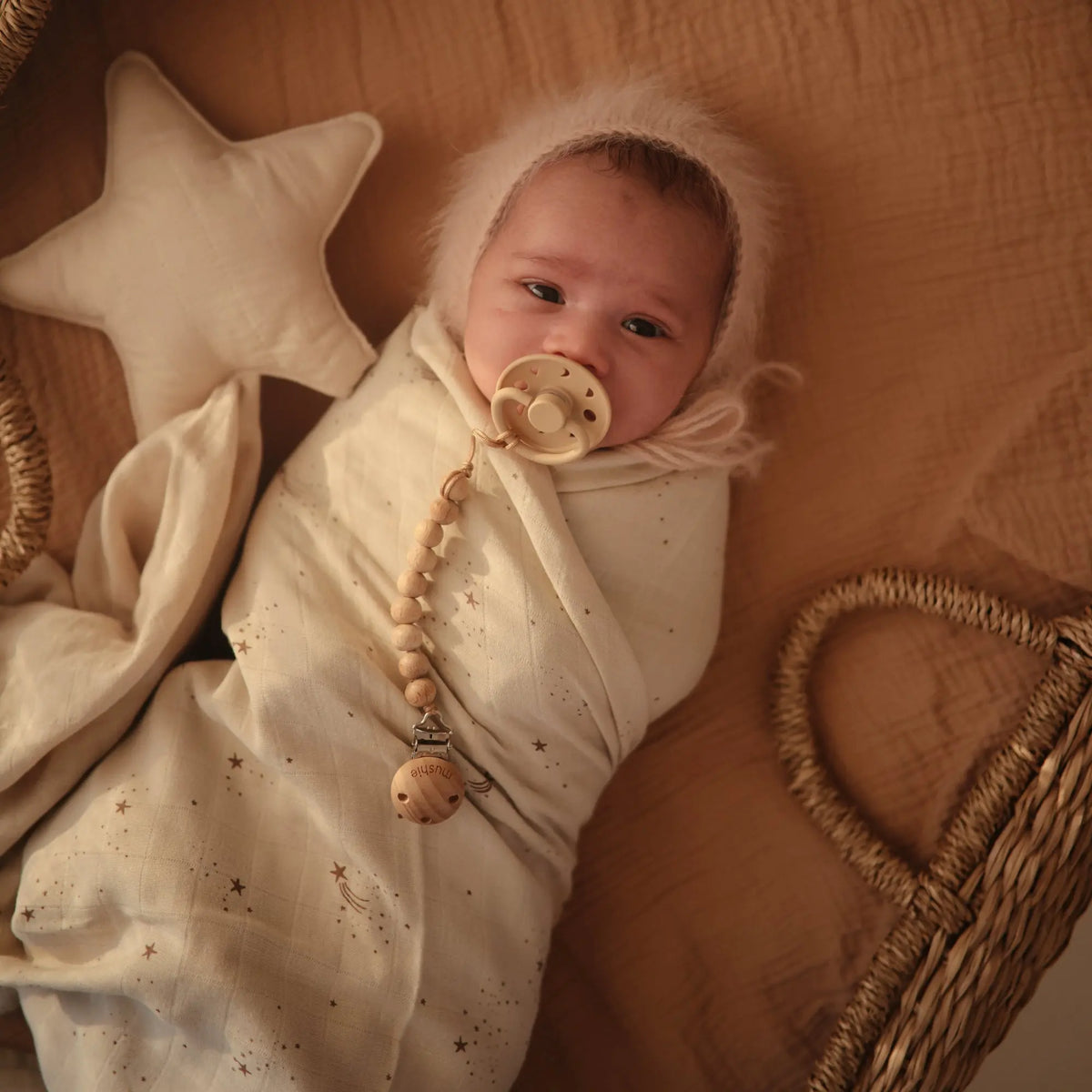 Organic Cotton Muslin Swaddle Blanket | Swaddle | The Baby Penguin
