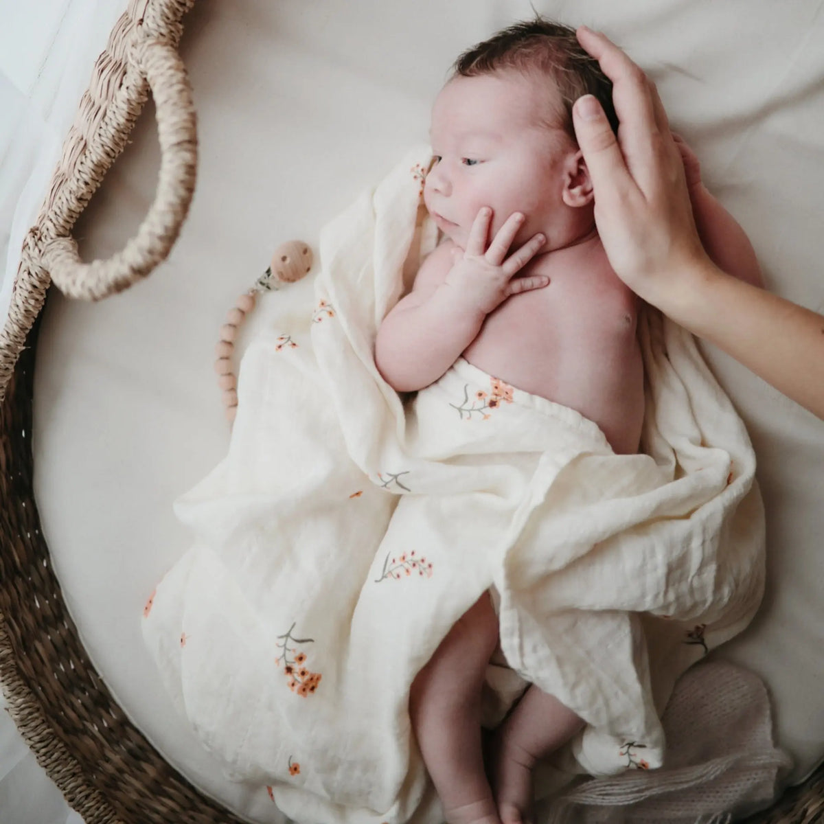 Organic Cotton Muslin Swaddle Blanket | Swaddle | The Baby Penguin