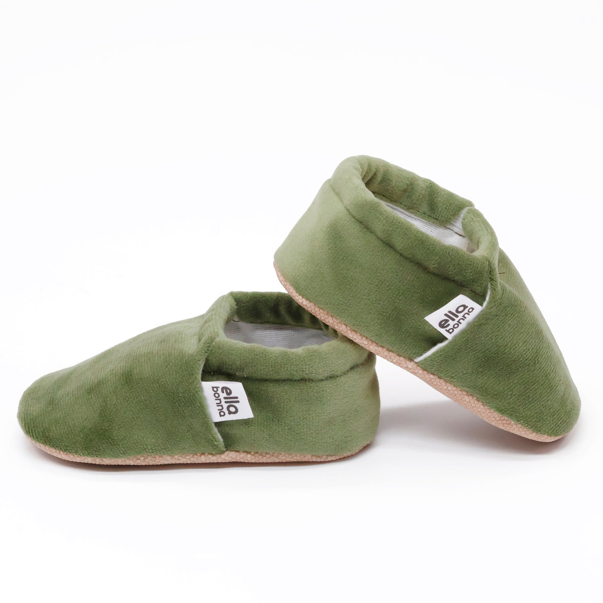 Organic Cotton Velvet Home Nursery Moccasin Shoes - The Baby Penguin