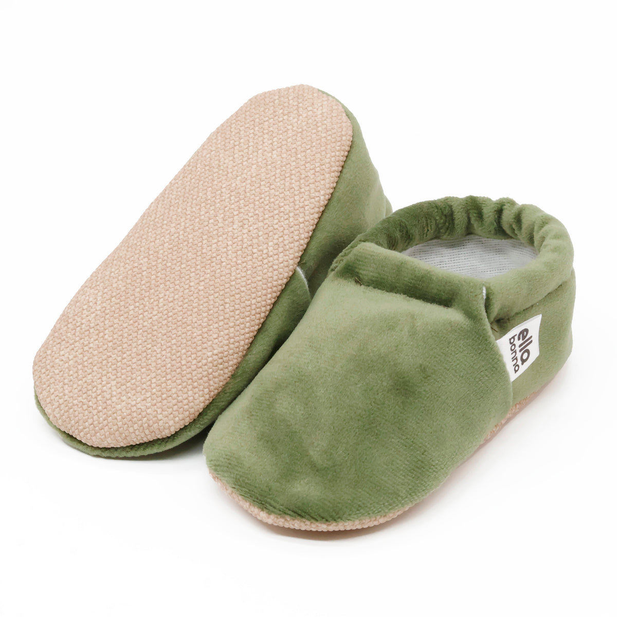 Organic Cotton Velvet Home Nursery Moccasin Shoes - The Baby Penguin