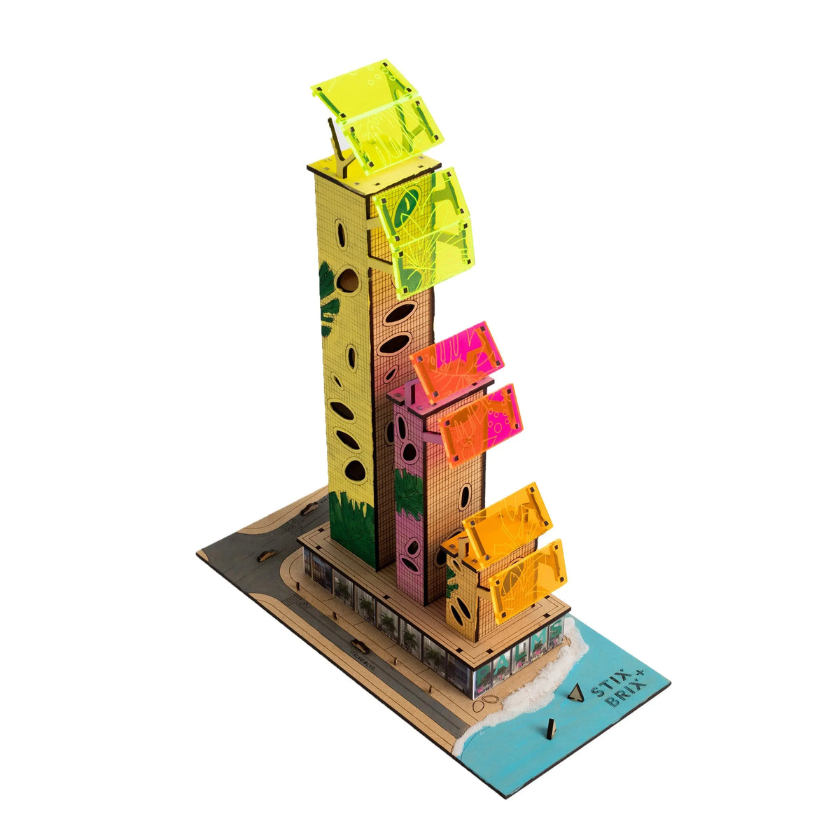 PALMS SKYSCRAPER Architectural Model Making Kit | | The Baby Penguin