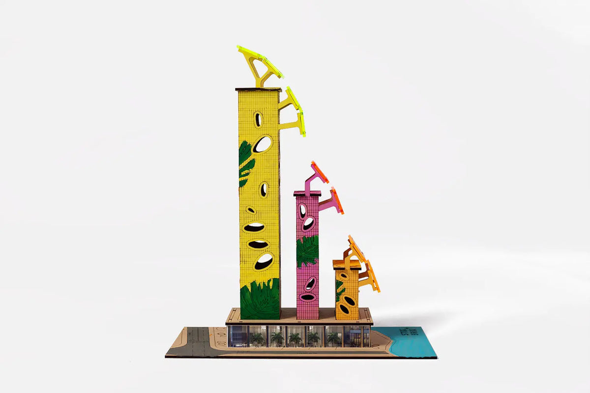PALMS SKYSCRAPER Architectural Model Making Kit | | The Baby Penguin