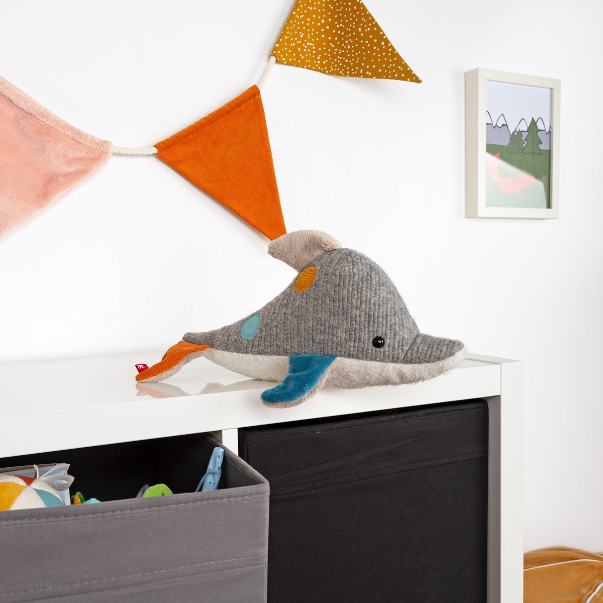 Patchwork Dolphin Plush Toy | Sweety Collection | The Baby Penguin