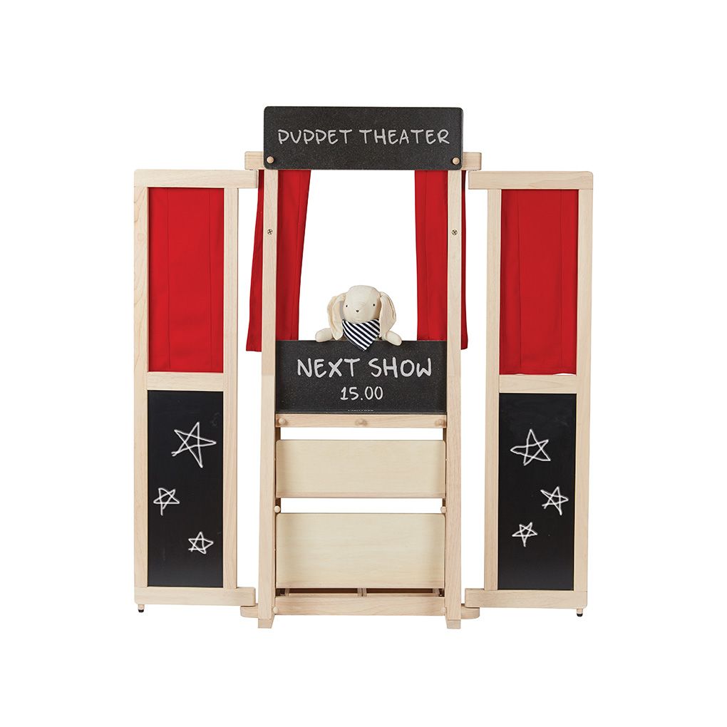PlanToys Wooden Play Center and Puppet Theater